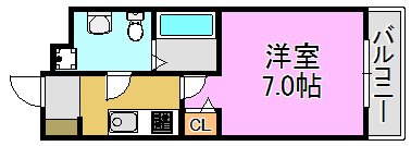 アーク吉田駅前 間取り図