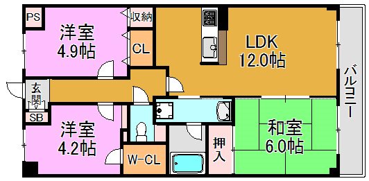 ヴィブレムライ 間取り図