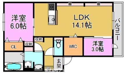 カーサ　フェリーチェ 間取り図