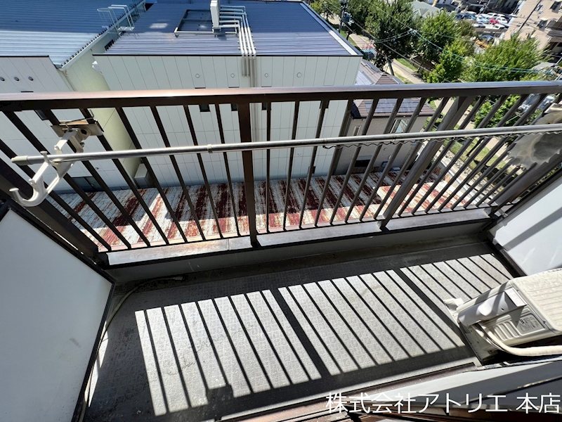 北島ハイツ ベランダ