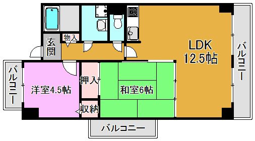 メゾンパルフェート 間取り図