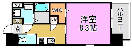 Forest Grace 高井田Ⅰ 間取り図