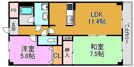 ディアコート 間取り図