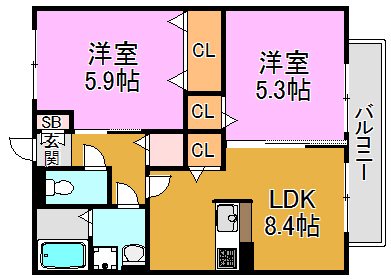 アルシオネ 間取り図