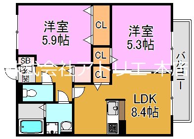 アルシオネ 間取り図