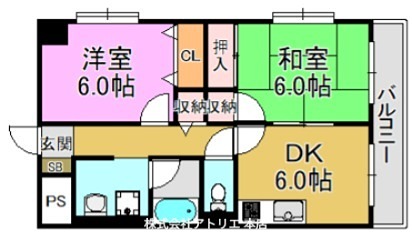 アーバンライフ末広 間取り図