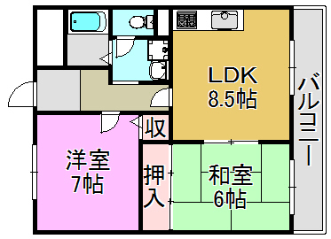 カレント・スクエア 間取り図