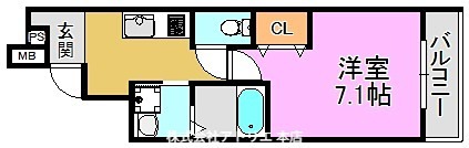 フジパレス長田ノース 間取り図