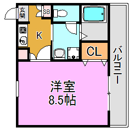 アデレード長田 間取り図