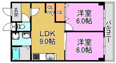 コーポ大喜 間取り図