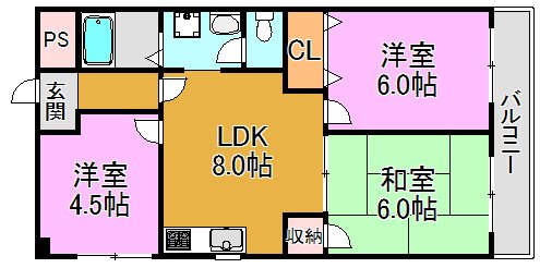 イシイハイツ 間取り図