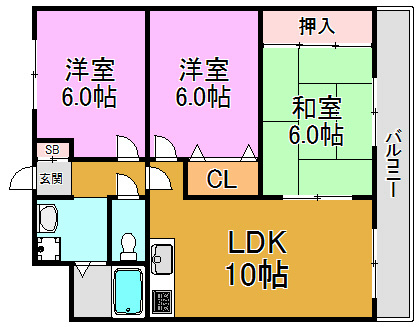ステーションコート長田 間取り図