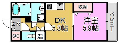 La Casa ferice 間取り図