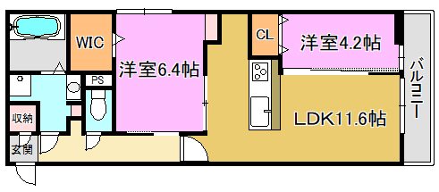 リオ放出 間取り図