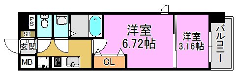 AELL OSAKA EAST 間取り図