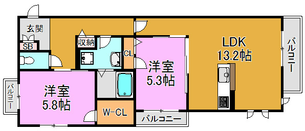 ShaMaison ＬＵＭＩＥ 間取り図