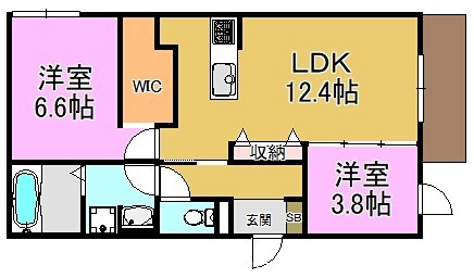 レジデンス藤戸 間取り図