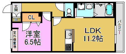 シャーメゾンクレアージュ 間取り図