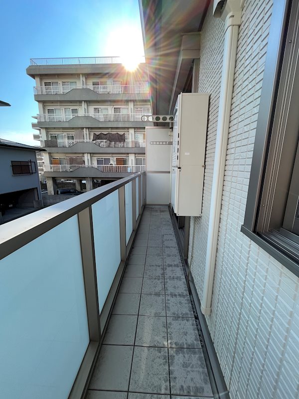 シャーメゾンクローバー ベランダ