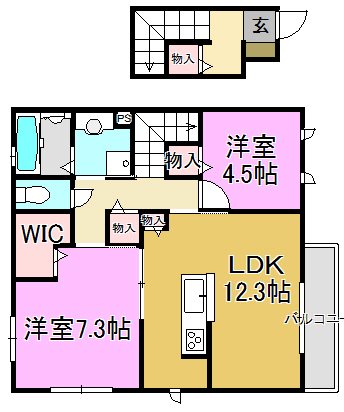 プリムローズ 間取り図