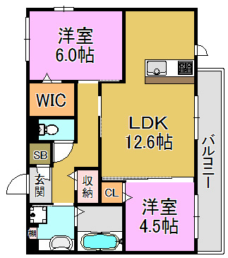 ラミーセント 間取り図