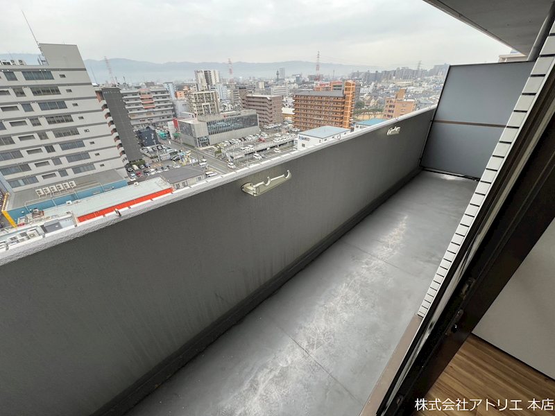 長田センタービル ベランダ