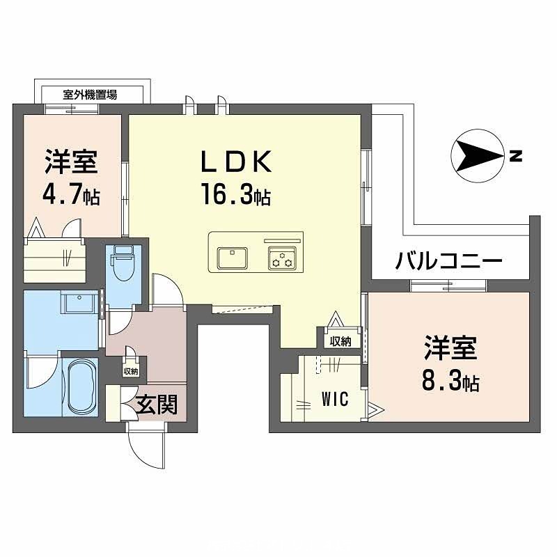 プレシャス　メゾン 間取り図