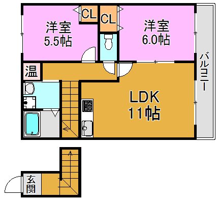 パナコート長田 間取り図