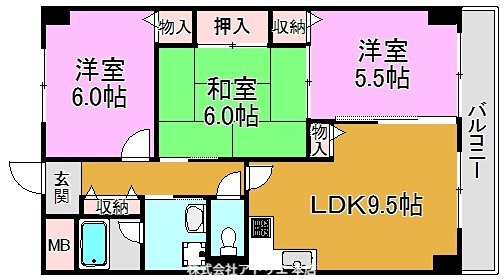 さんさん吉田 間取り図