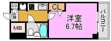 デリード高井田 間取り図