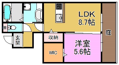ローゼラルジュＡ・Ｂ棟 間取り図
