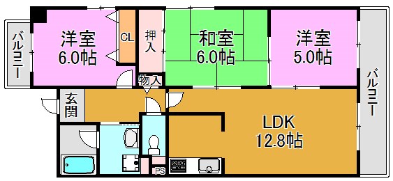 ポイントモーア 間取り図