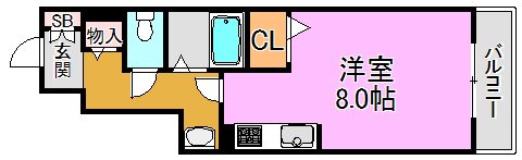 アローハイム 間取り図