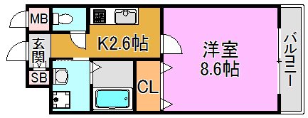 メゾン・ド・カンパニュル 間取り図