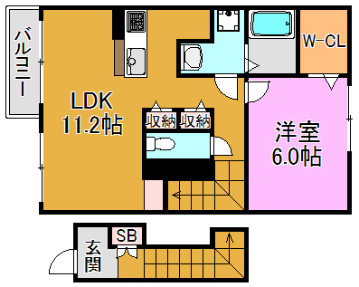 エアリーＵＳ 間取り図