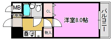ナンソーコーポ 間取り図