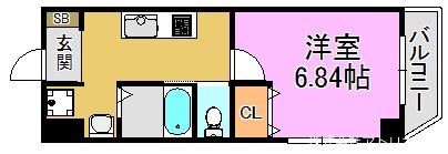 みおつくし高井田 間取り図