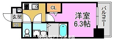 フォーリアライズ大阪ミッテ 間取り図