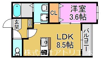 パロス西堤 間取り図