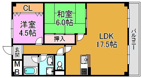 グランドールＫ 間取り図