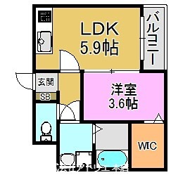 コスモクレスト荒本 間取り図