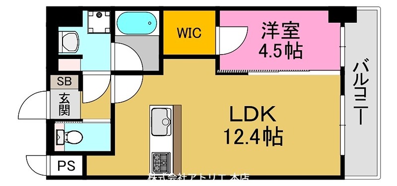 ソルテラスOSAKA EAST GATE 間取り図