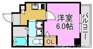 レーヴメゾン尼崎大物 間取り図