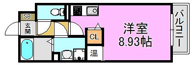 アート徳庵 間取り図