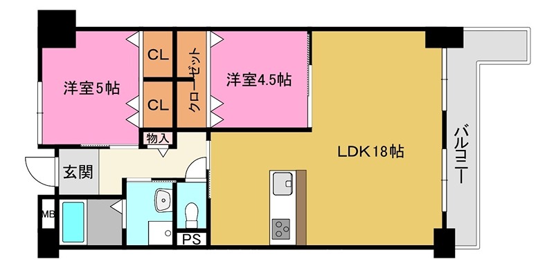 カーサフロレスタ 間取り図