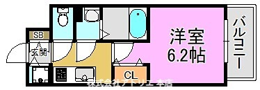 インザライフ大阪EAST RESIDENCE 間取り図