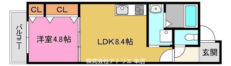 フジパレス高井田Ⅵ番館 間取り図