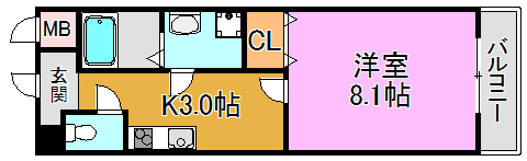 サンライズＳ 間取り図