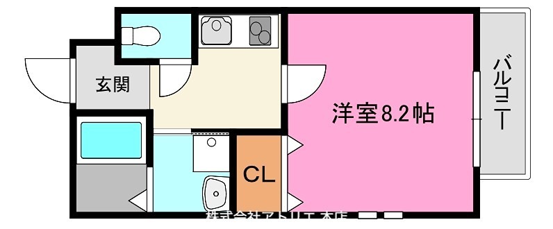 フジパレス吉田サウス 間取り図