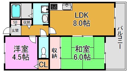 シロハイヌ吉田 間取り図
